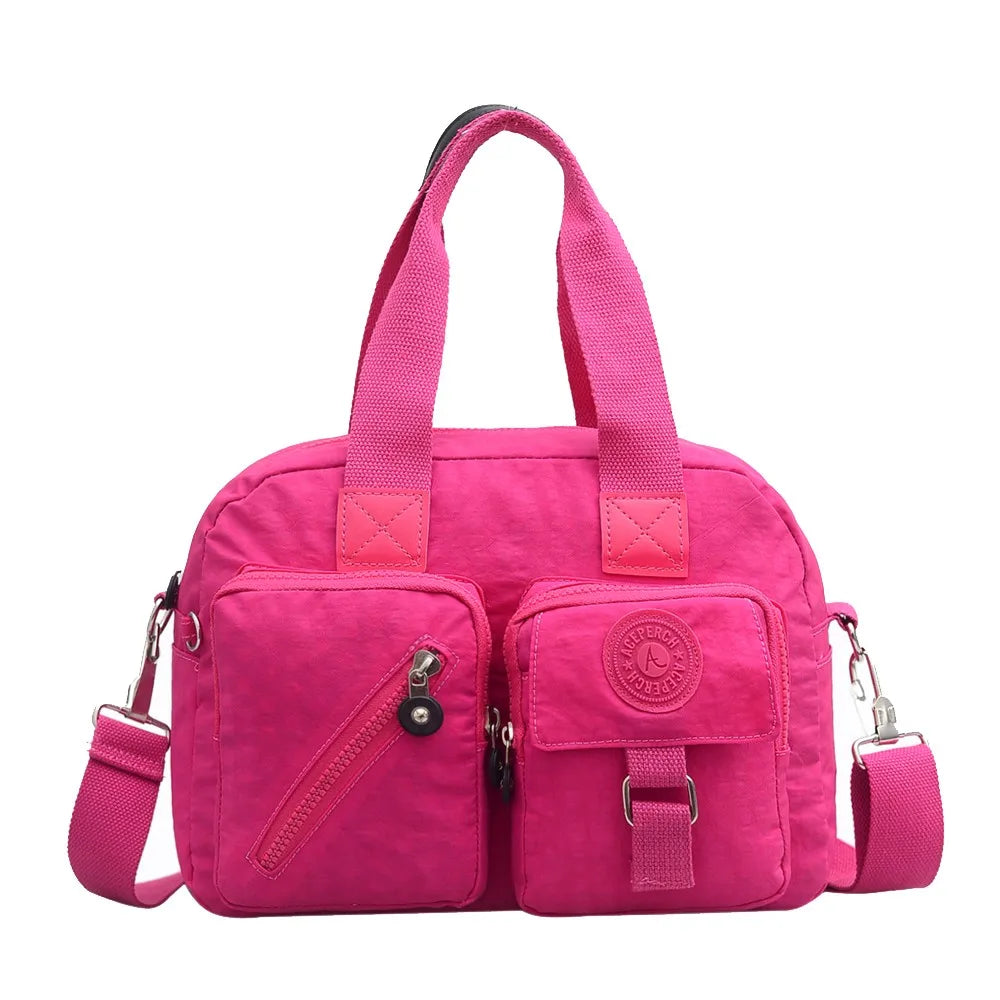 ACEPERCH Women Original Handbag Nylon Shoulder Bag Ladies Bolsa Waterproof Clutch Travel Bag Girls Messenger Bag Bolsos Feminina