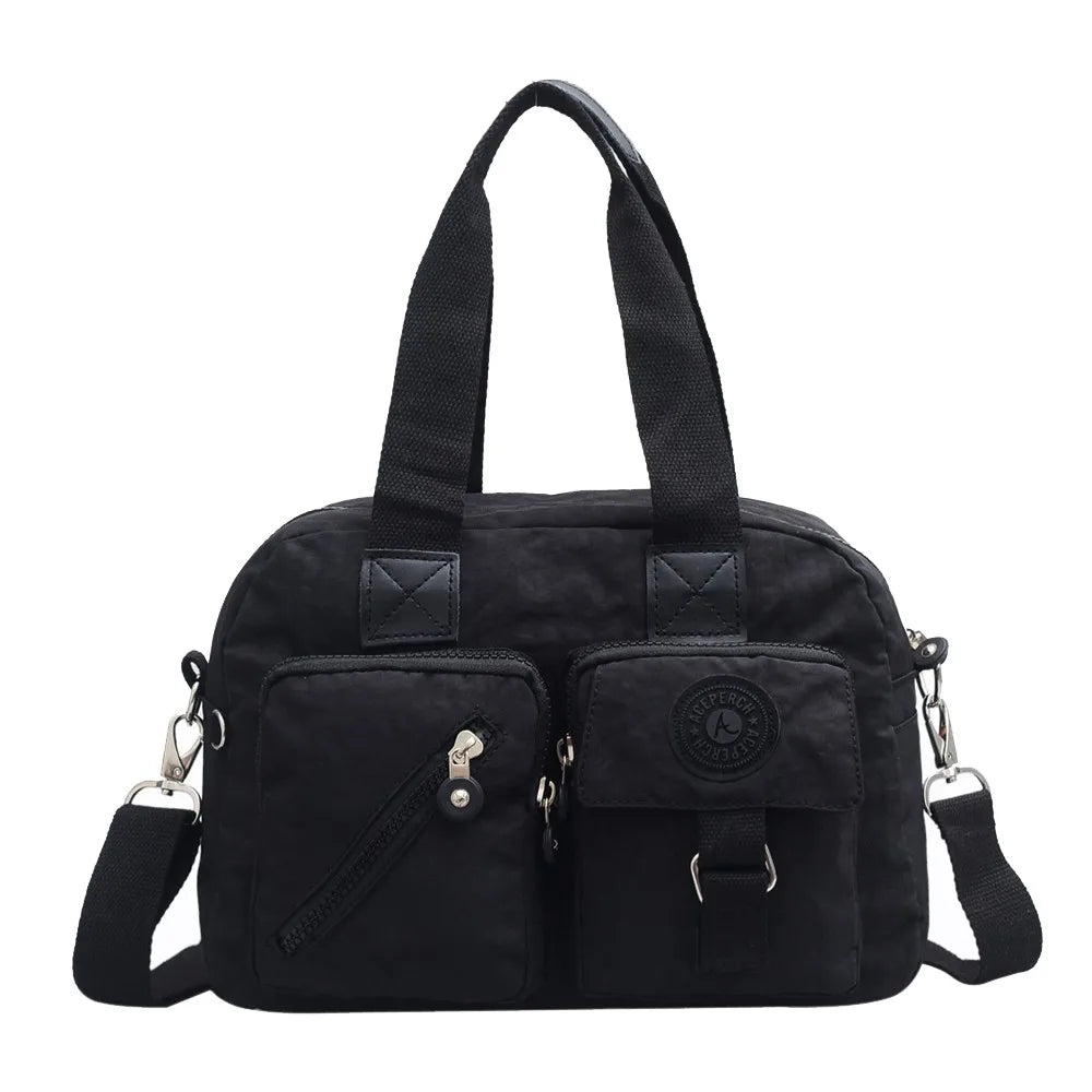 ACEPERCH Women Original Handbag Nylon Shoulder Bag Ladies Bolsa Waterproof Clutch Travel Bag Girls Messenger Bag Bolsos Feminina