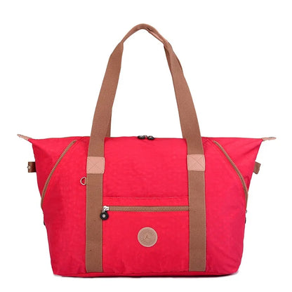 ACEPERCH Women Original Handbags Female Bolsa Feminia Nylon Shoulder Beach Bag Girl Top-handle Casual Tote Purse Sac Main Femme