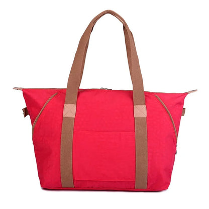 ACEPERCH Women Original Handbags Female Bolsa Feminia Nylon Shoulder Beach Bag Girl Top-handle Casual Tote Purse Sac Main Femme
