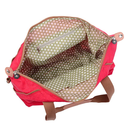 ACEPERCH Women Original Handbags Female Bolsa Feminia Nylon Shoulder Beach Bag Girl Top-handle Casual Tote Purse Sac Main Femme