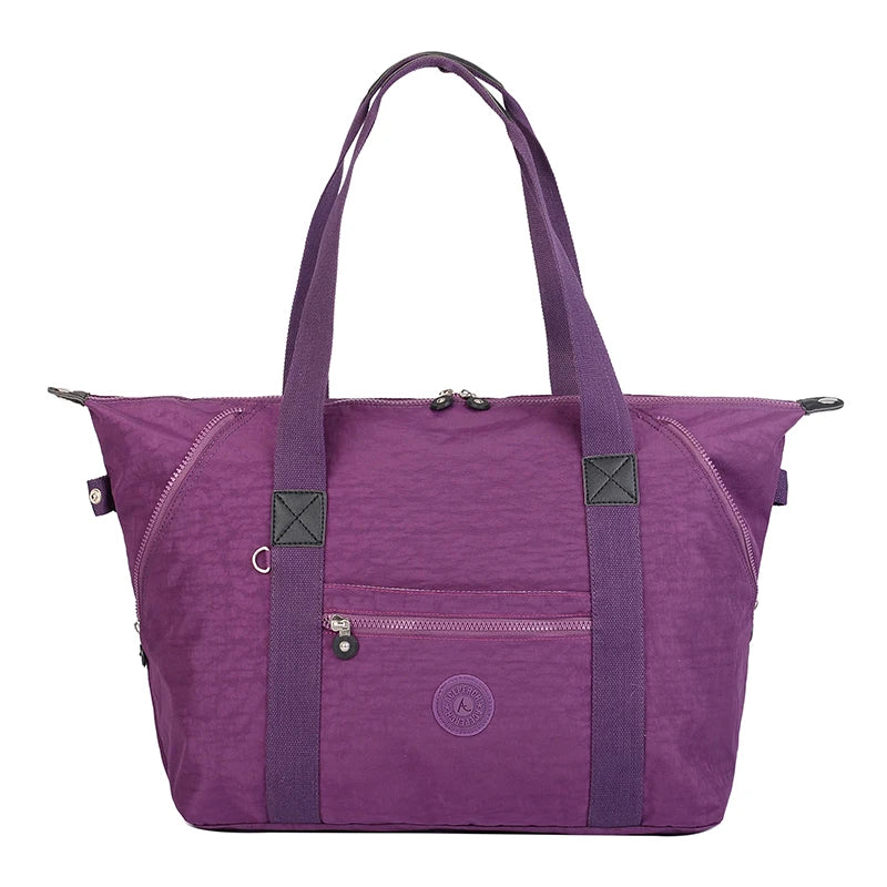 ACEPERCH Women Original Handbags Female Bolsa Feminia Nylon Shoulder Beach Bag Girl Top-handle Casual Tote Purse Sac Main Femme