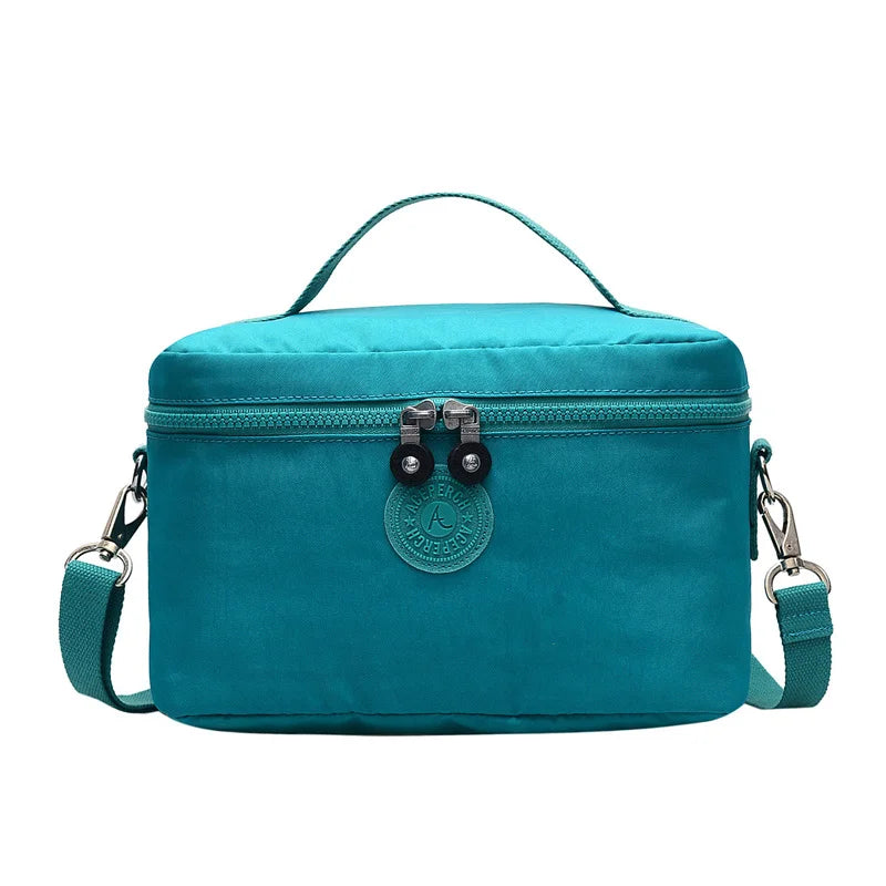 ACEPERCH Women Original Lunch Bags Kids Thermal Cooler Food Insulated Nylon Box Tote Bag Girl Waterproof Travel Lunch Cases Bag