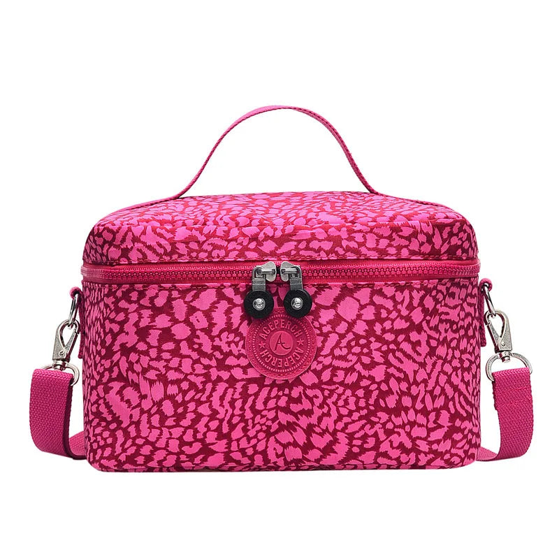 ACEPERCH Women Original Lunch Bags Kids Thermal Cooler Food Insulated Nylon Box Tote Bag Girl Waterproof Travel Lunch Cases Bag