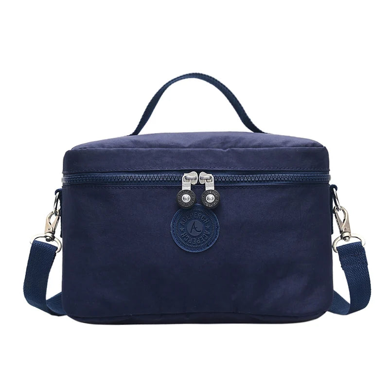 ACEPERCH Women Original Lunch Bags Kids Thermal Cooler Food Insulated Nylon Box Tote Bag Girl Waterproof Travel Lunch Cases Bag