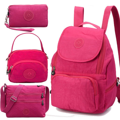 ACEPERCH Women Original School Backpack For Teenage Girl Mochila Feminina Escolar Female Monkey Backpack Nylon Waterproof Bag