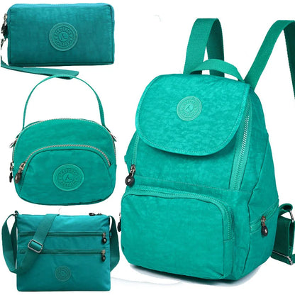 ACEPERCH Women Original School Backpack For Teenage Girl Mochila Feminina Escolar Female Monkey Backpack Nylon Waterproof Bag