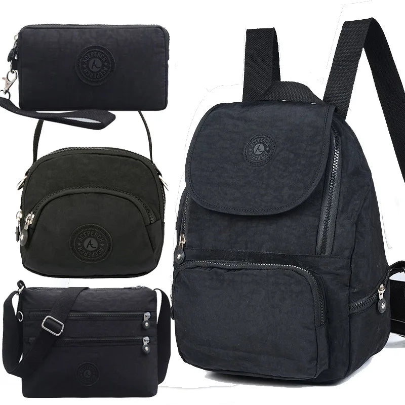 ACEPERCH Women Original School Backpack For Teenage Girl Mochila Feminina Escolar Female Monkey Backpack Nylon Waterproof Bag
