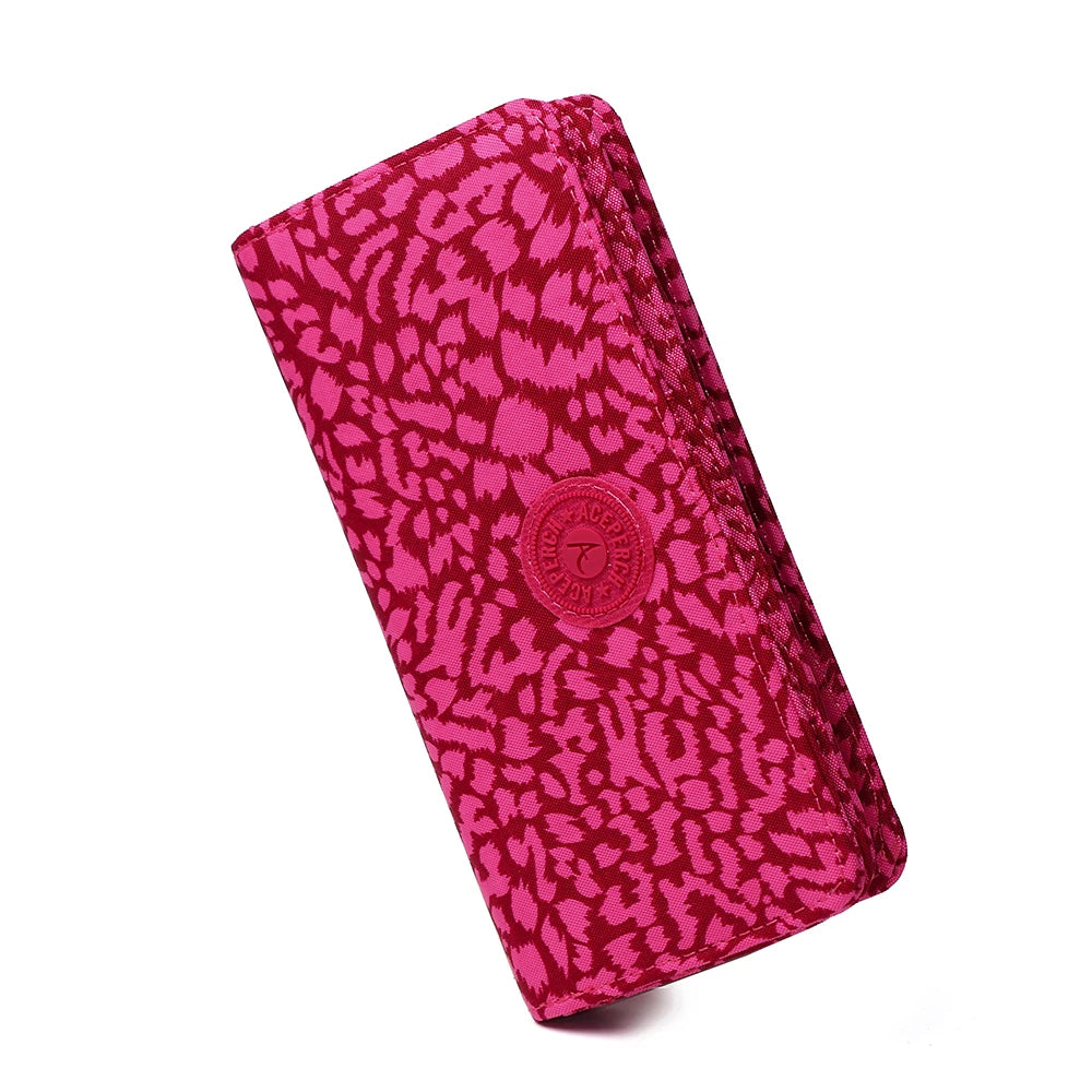 ACEPERCH Women Wallet Nylon Long Wallet mujer Hasp Phone Bag Girl Money Coin Pocket Card Holder Carteira Feminina Purse Clutch