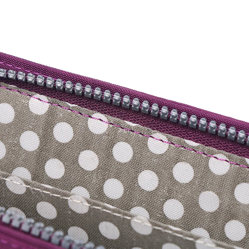 ACEPERCH Women Wallet Nylon Long Wallet mujer Hasp Phone Bag Girl Money Coin Pocket Card Holder Carteira Feminina Purse Clutch
