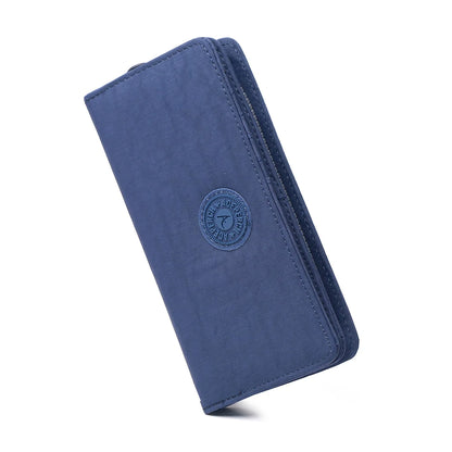 ACEPERCH Women Wallet Nylon Long Wallet mujer Hasp Phone Bag Girl Money Coin Pocket Card Holder Carteira Feminina Purse Clutch