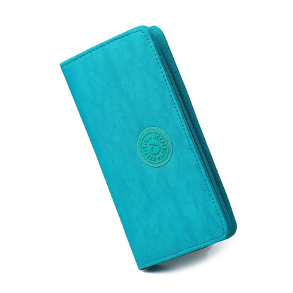 ACEPERCH Women Wallet Nylon Long Wallet mujer Hasp Phone Bag Girl Money Coin Pocket Card Holder Carteira Feminina Purse Clutch