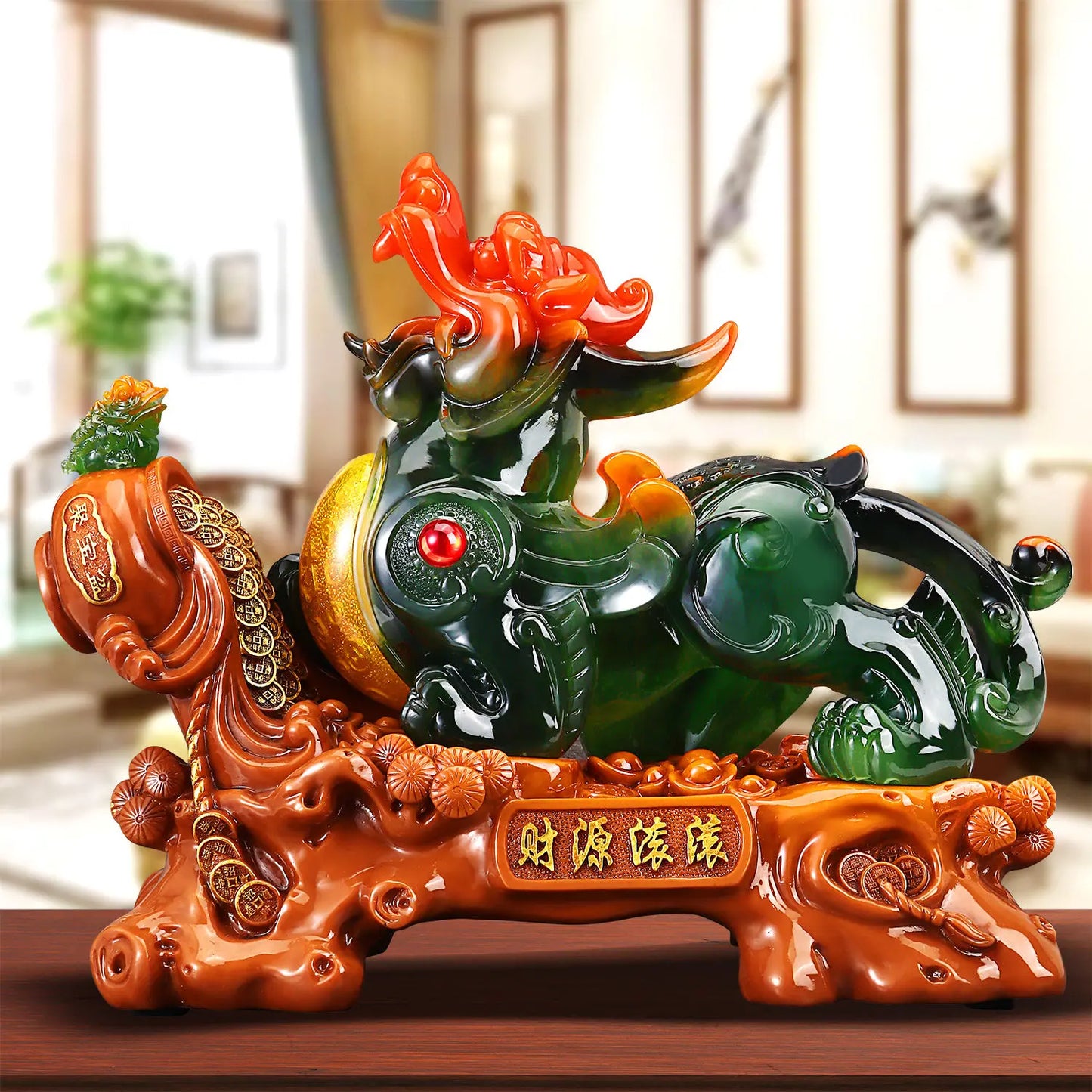 Abundant Financial Resources Big Pixiu Decoration Opening Relocation Decoration Office Living Room Wine Cabinet Decoration