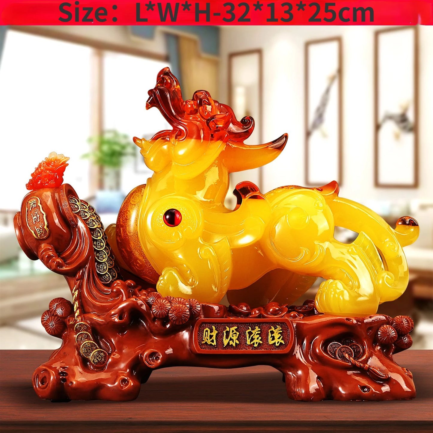 Abundant Financial Resources Big Pixiu Decoration Opening Relocation Decoration Office Living Room Wine Cabinet Decoration