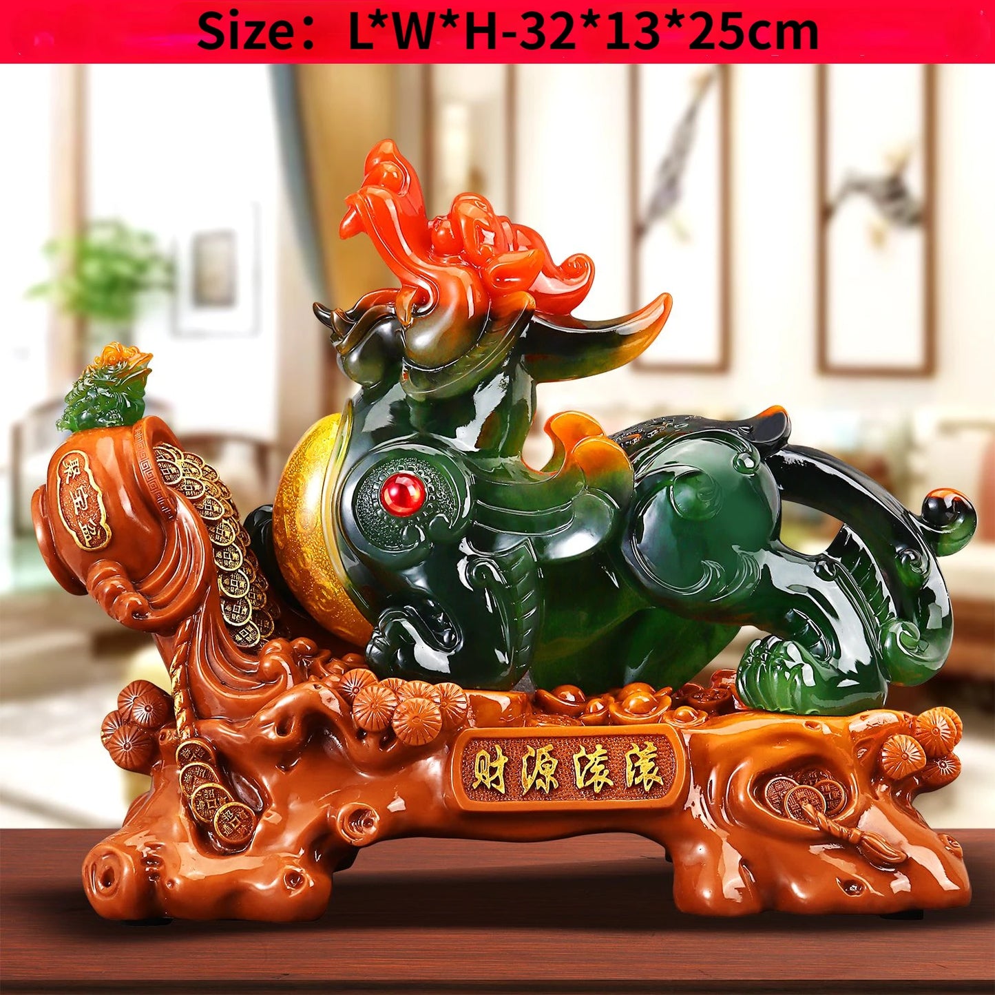 Abundant Financial Resources Big Pixiu Decoration Opening Relocation Decoration Office Living Room Wine Cabinet Decoration