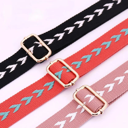 Accessories Women's One Adjustable Shoulder Pure Cotton Bag Strap for Crossbody