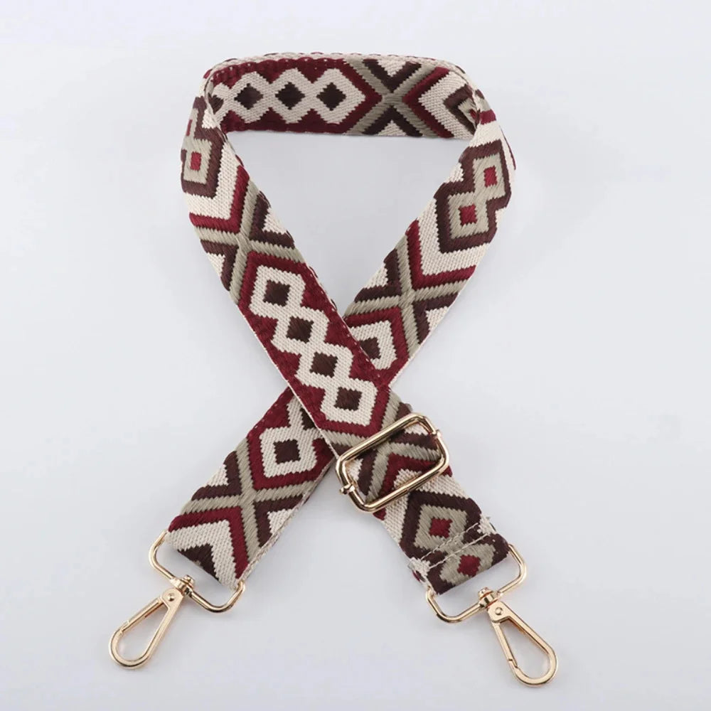 Accessories Women's One Adjustable Shoulder Pure Cotton Bag Strap for Crossbody
