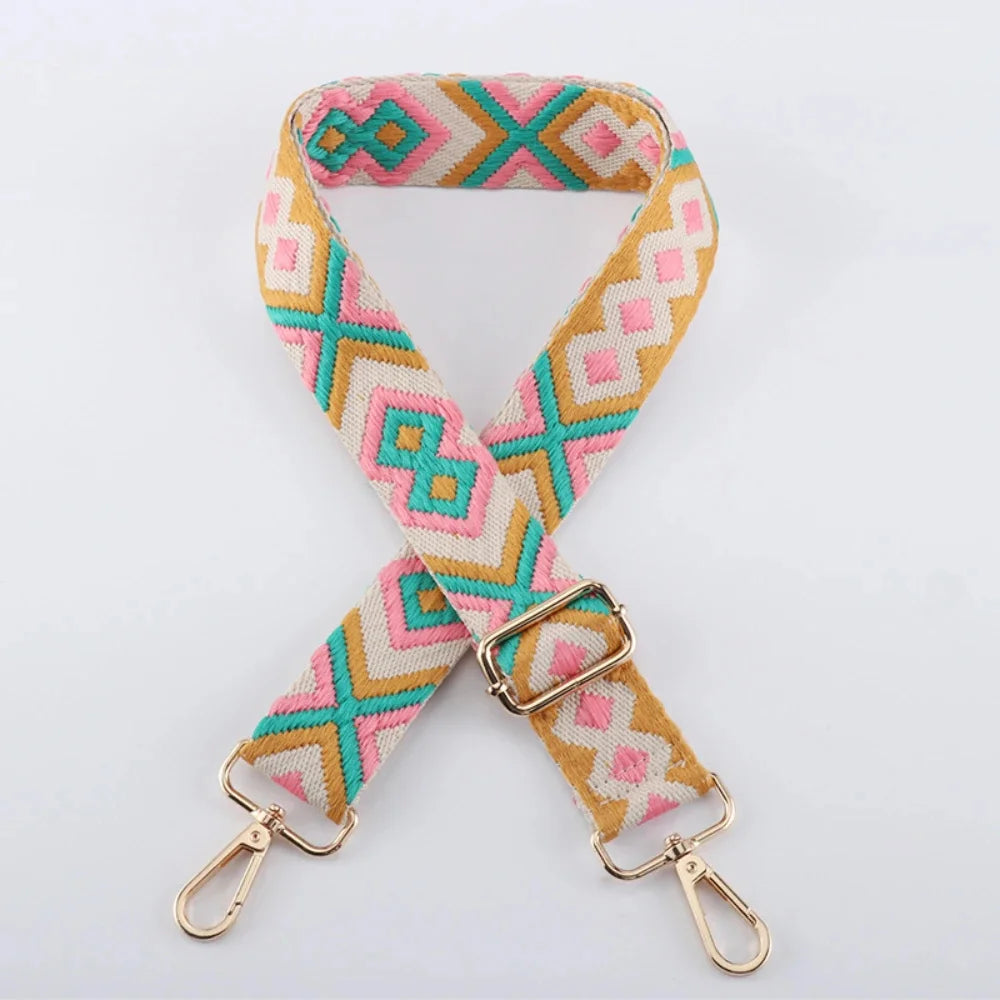 Accessories Women's One Adjustable Shoulder Pure Cotton Bag Strap for Crossbody