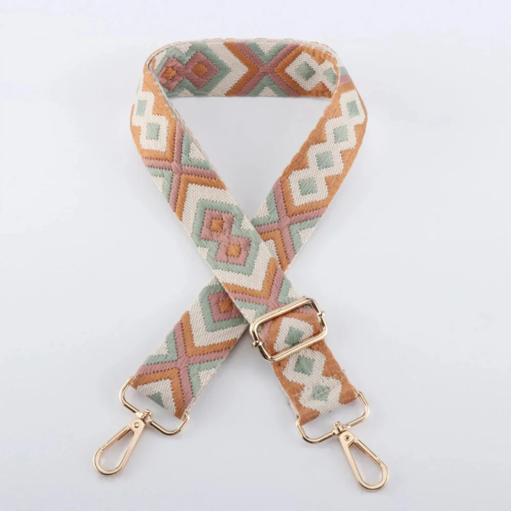 Accessories Women's One Adjustable Shoulder Pure Cotton Bag Strap for Crossbody