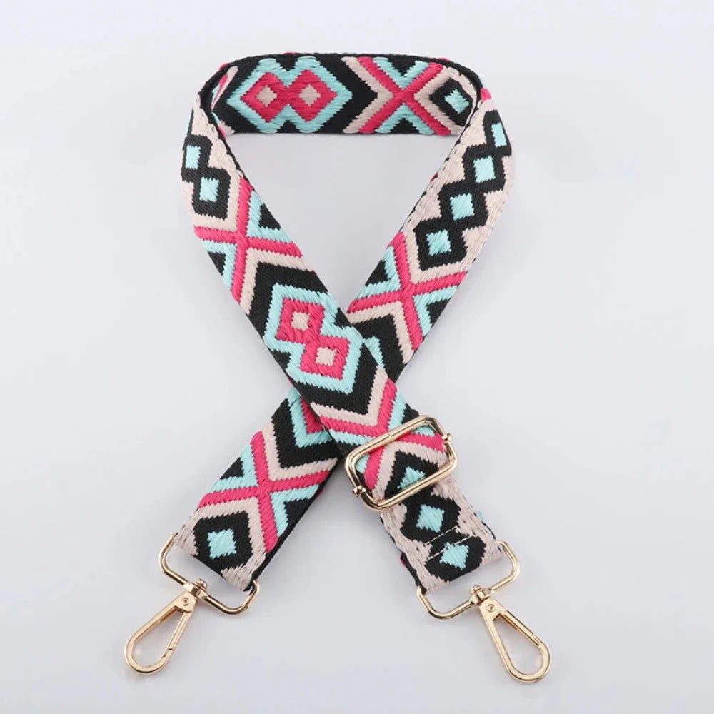 Accessories Women's One Adjustable Shoulder Pure Cotton Bag Strap for Crossbody