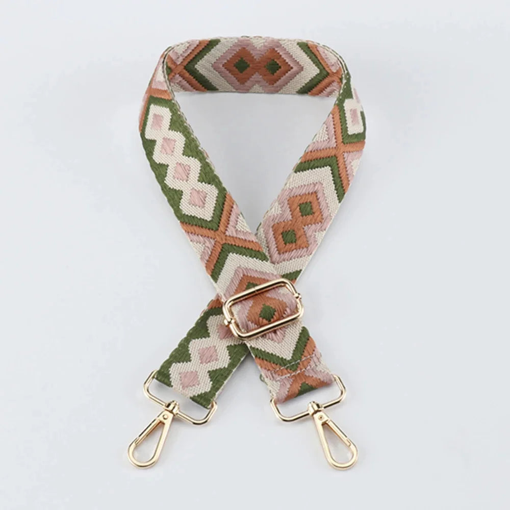 Accessories Women's One Adjustable Shoulder Pure Cotton Bag Strap for Crossbody