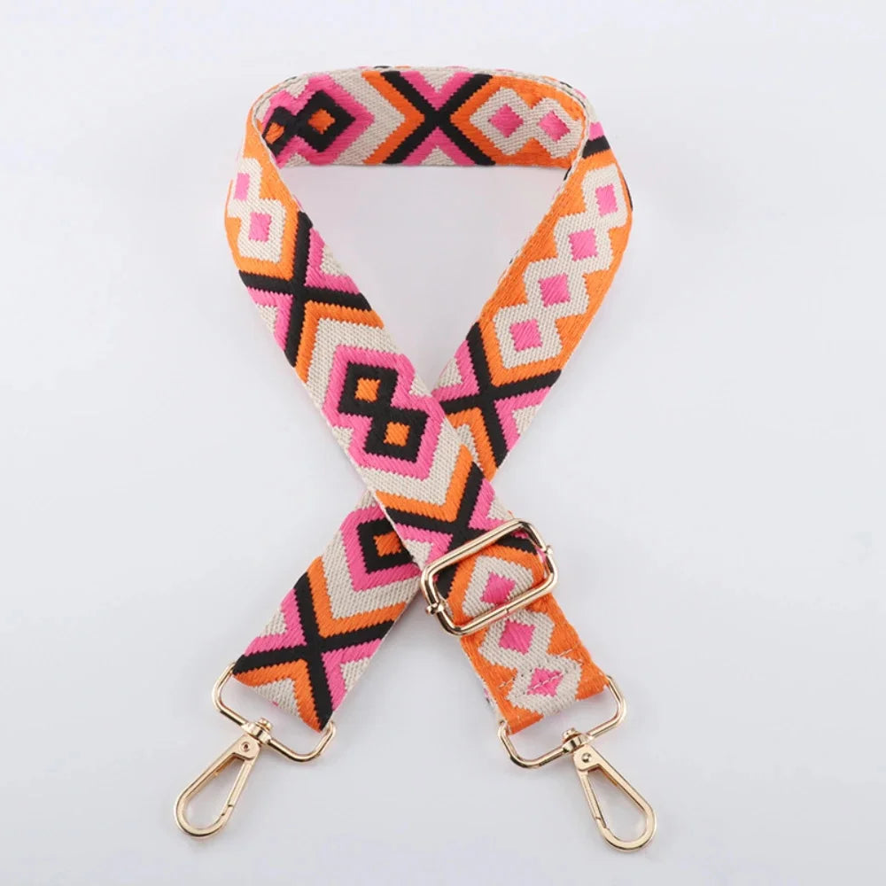 Accessories Women's One Adjustable Shoulder Pure Cotton Bag Strap for Crossbody