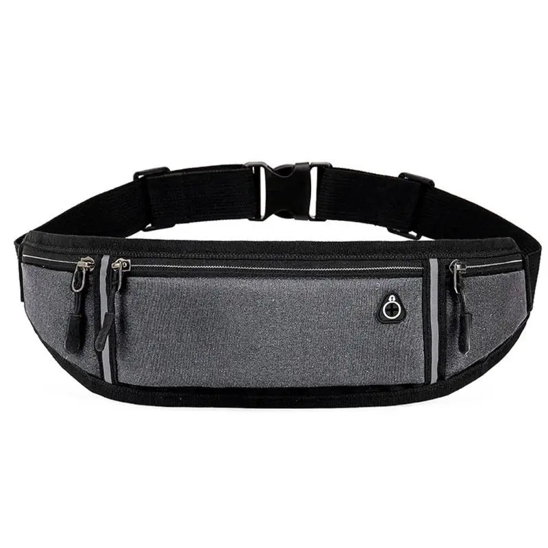 Adjustable Running Pouch Runners Belt Workout Waist Bag Elastic Slim Phone Holder Fanny Pack for Unisex Jogging Pocket