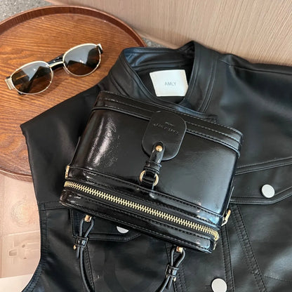 Advanced 2024 Winter New Style Small Square Bag Fashionable Versatile Handbag Crossbody Bag Female Crowd