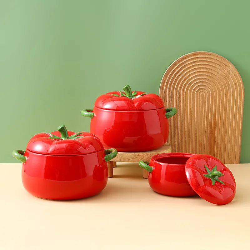 Aears Cooking Pots Household Student Dormitory Cast Iron Pot With Ceramic Tomato Pan High Appearance Level Cache Pot