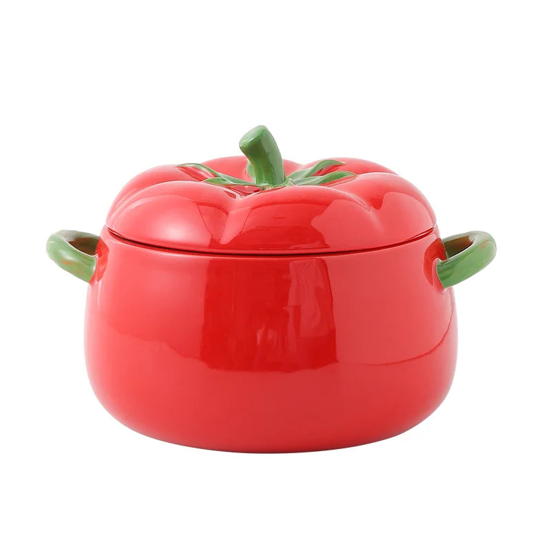 Aears Cooking Pots Household Student Dormitory Cast Iron Pot With Ceramic Tomato Pan High Appearance Level Cache Pot