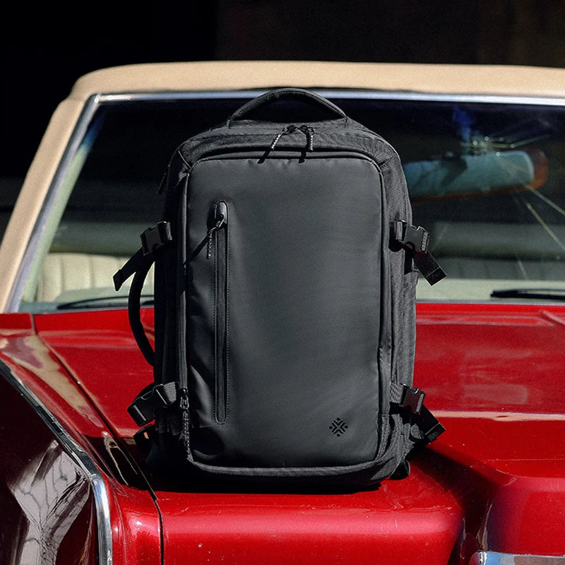 Air Vacuum Backpack Men Travel 15.6in Large Capacity Expandable Cabin Flight Outdoor Business Laptop Bag Black Backpacks Woman