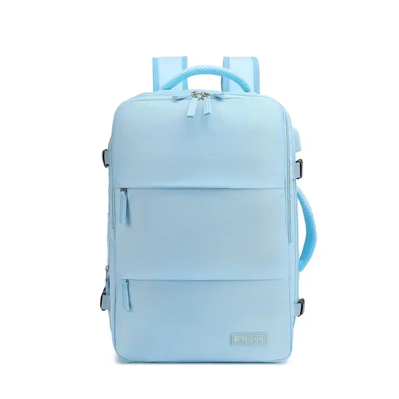 Airplane Travel Backpack For Wamen And Man Large Capacity Backpack Luggage Bags Waterproof Multifunctional Expandable Backpacks