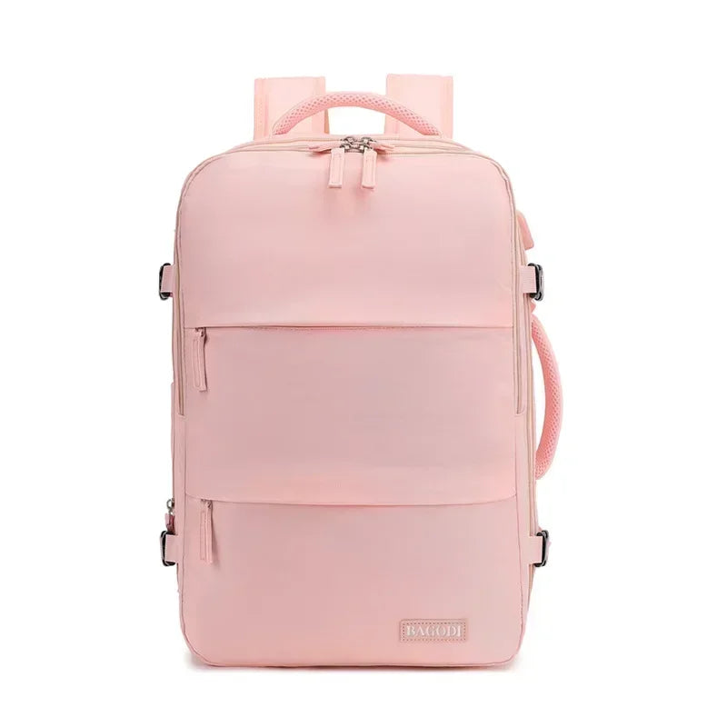 Airplane Travel Backpack For Wamen And Man Large Capacity Backpack Luggage Bags Waterproof Multifunctional Expandable Backpacks