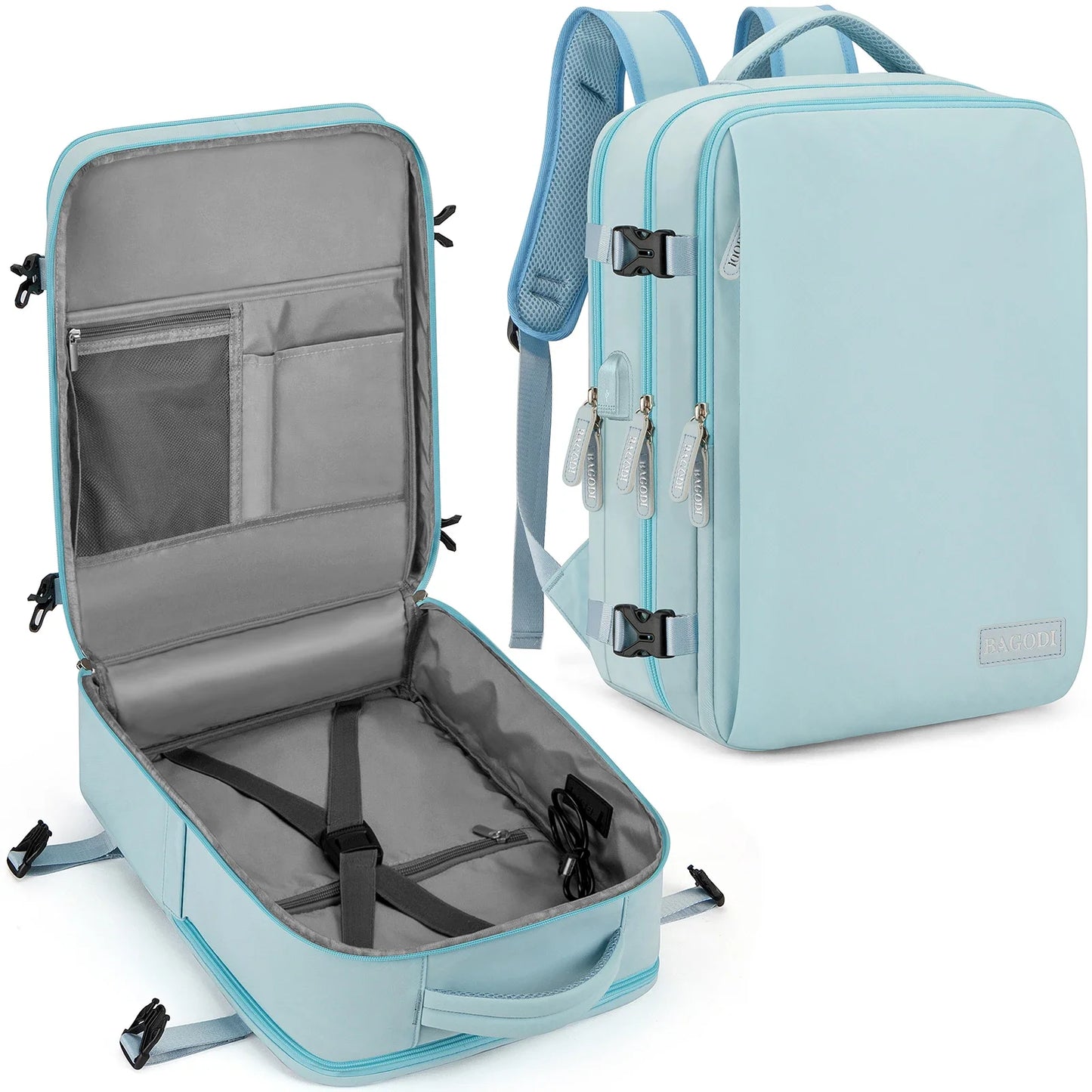 Airplane Travel Backpack For Women Laptop Bag Luggage Large Capacity Business Women's Bags Expandable Multifunctional Backpacks