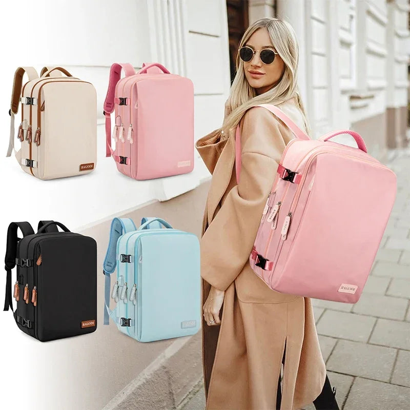 Airplane Travel Backpack For Women Men Laptop Bag Luggage Man Large Capacity Business Bags Expandable Multifunctional Backpacks