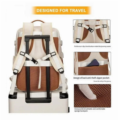 Airplane Travel Backpack For Women Men Laptop Bag Luggage Man Large Capacity Business Bags Expandable Multifunctional Backpacks