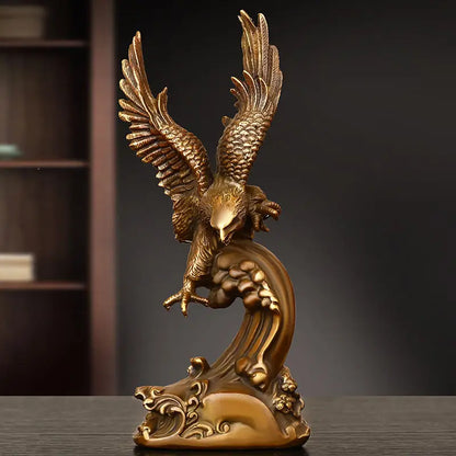 All Copper Eagle Ornaments Grand Exhibition Grand Plan Office Decoration Living Room Tv Cabinet Wine Cabinet Decor