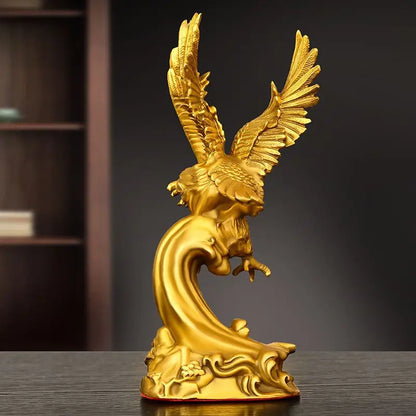 All Copper Eagle Ornaments Grand Exhibition Grand Plan Office Decoration Living Room Tv Cabinet Wine Cabinet Decor