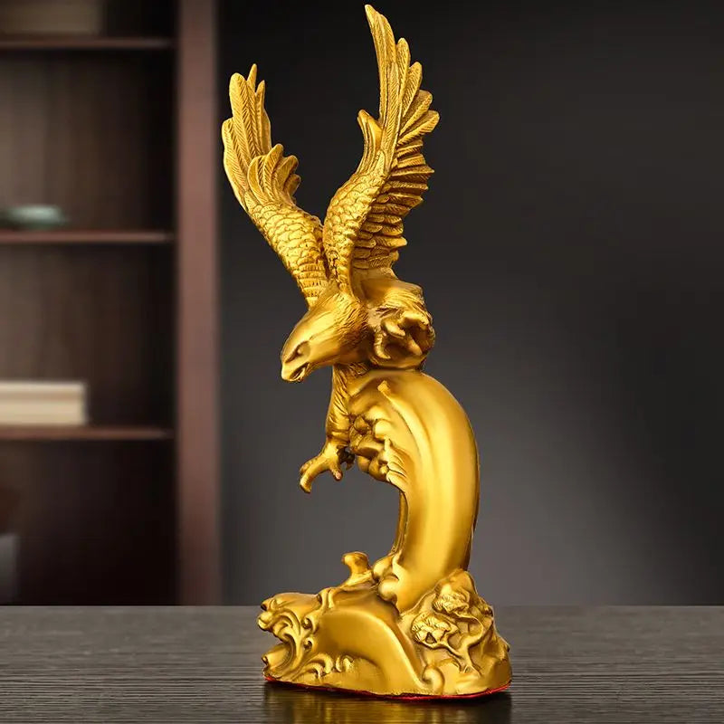 All Copper Eagle Ornaments Grand Exhibition Grand Plan Office Decoration Living Room Tv Cabinet Wine Cabinet Decor