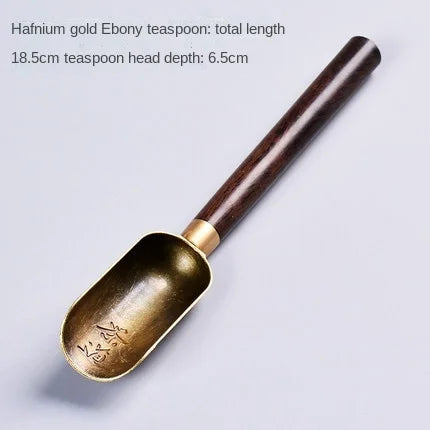 Alloy Tea Spoon Xiangyun Tea Spoon Kung Fu Tea Set Tea Ceremony Utensils Tea Shovel Shovel Spoon Tea Ceremony Accessories