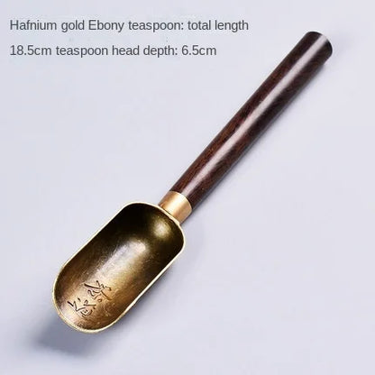 Alloy Tea Spoon Xiangyun Tea Spoon Kung Fu Tea Set Tea Ceremony Utensils Tea Shovel Shovel Spoon Tea Ceremony Accessories