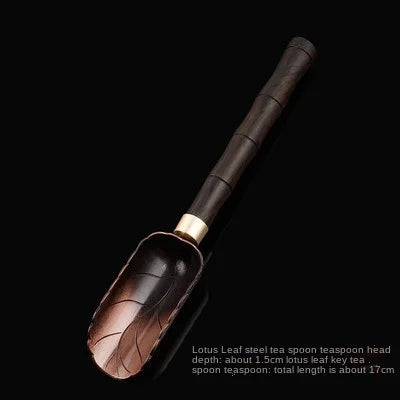 Alloy Tea Spoon Xiangyun Tea Spoon Kung Fu Tea Set Tea Ceremony Utensils Tea Shovel Shovel Spoon Tea Ceremony Accessories