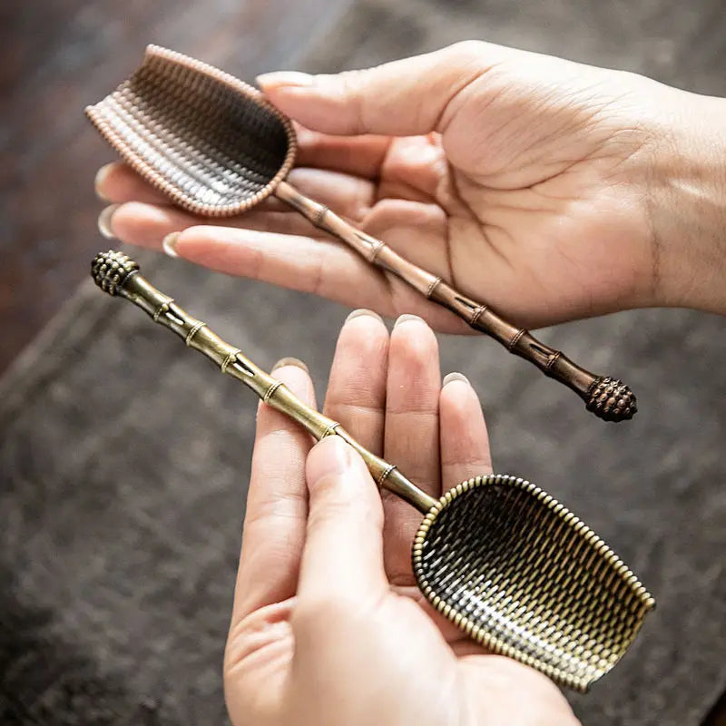 Aluminium Alloy  Tea Scoops  Teaware   Tea Accessories  Metal Spoon  X032
