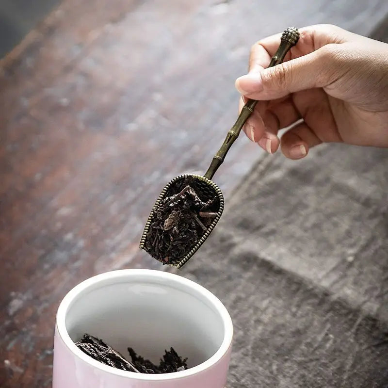 Aluminium Alloy  Tea Scoops  Teaware   Tea Accessories  Metal Spoon  X032