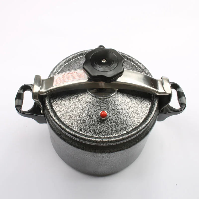 Aluminum 3L/4L/5L/7L Explosion-Proof Pressure Cooker Pot Outdoor Camping Pot High Elevation Pressure Cooker