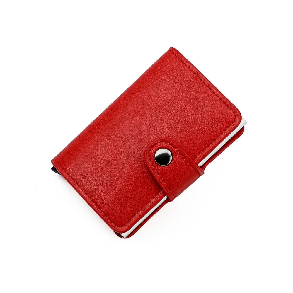 Aluminum Alloy Credit RFID Shielding Package Automatic Spring Card Anti-theft Wallet