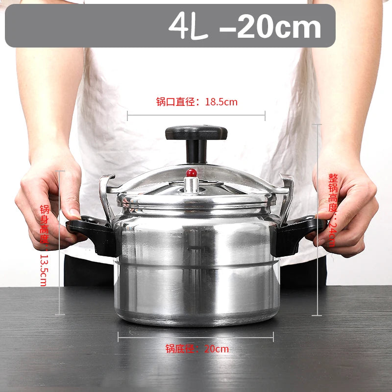Aluminum Alloy Kitchen Pressure Cooker Gas Cooker Can Use Explosion-Proof Pot Energy-Saving Home Cooking Utensils 3L/4L
