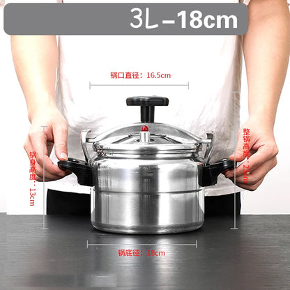 Aluminum Alloy Kitchen Pressure Cooker Gas Cooker Can Use Explosion-Proof Pot Energy-Saving Home Cooking Utensils 3L/4L