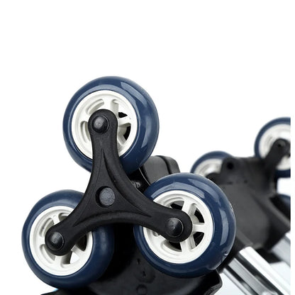Aluminum alloy wheels Pull Rod Bracket Roll Cart Kid Trolley For Backpack School Bags with wheels Luggage For Children 6 Wheels