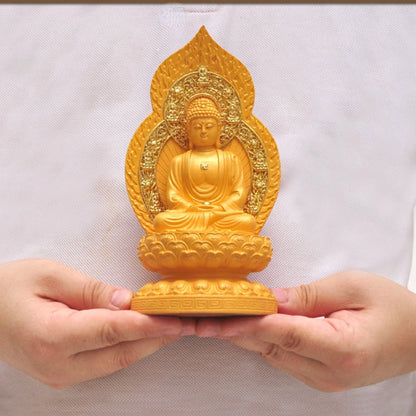 Amitābha The Buddha Bhaisajyaguru Buddha Three Treasures Buddha Land Tibetan King Guanyin Bodhisattva Buddha Statue Decoration